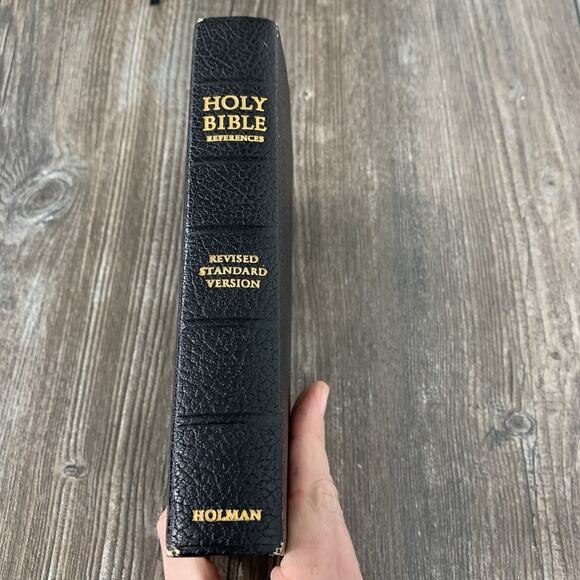 1962 Holy Bible Revised Standard Edition Holman Concordance Leather Red Letter - Picture 3 of 12